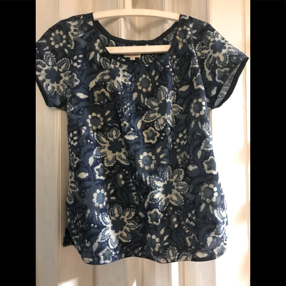 Anokhi printed top never worn!